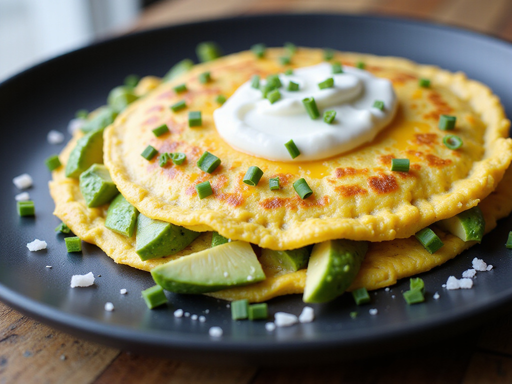 Omelette de Aguacate con Queso Keto