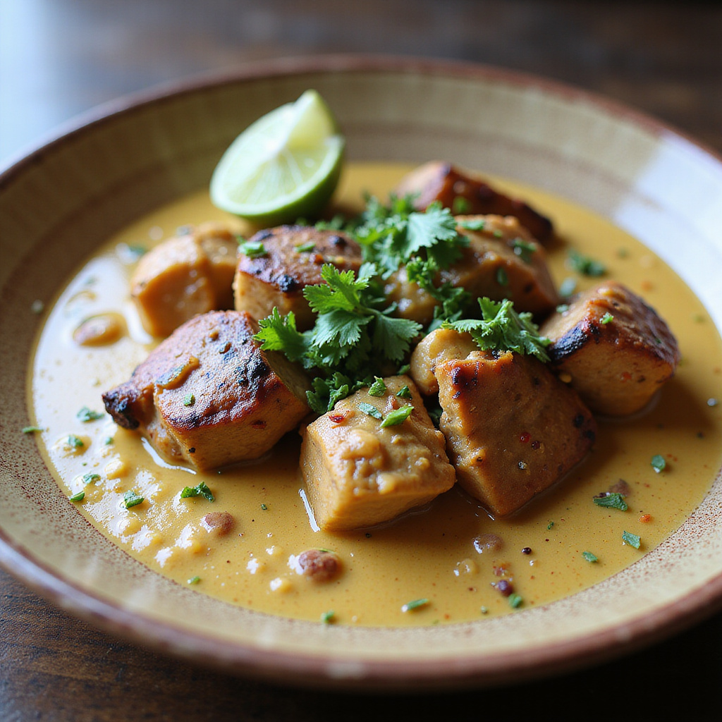 Conejo al Jengibre y Coco Keto