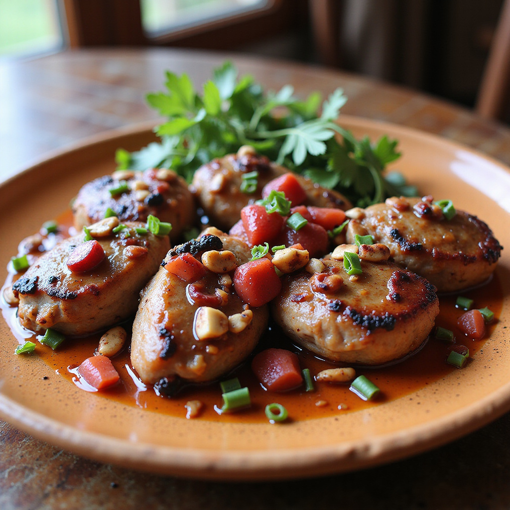 Tournedos de Pato con Salsa de Frutas y Nueces Keto