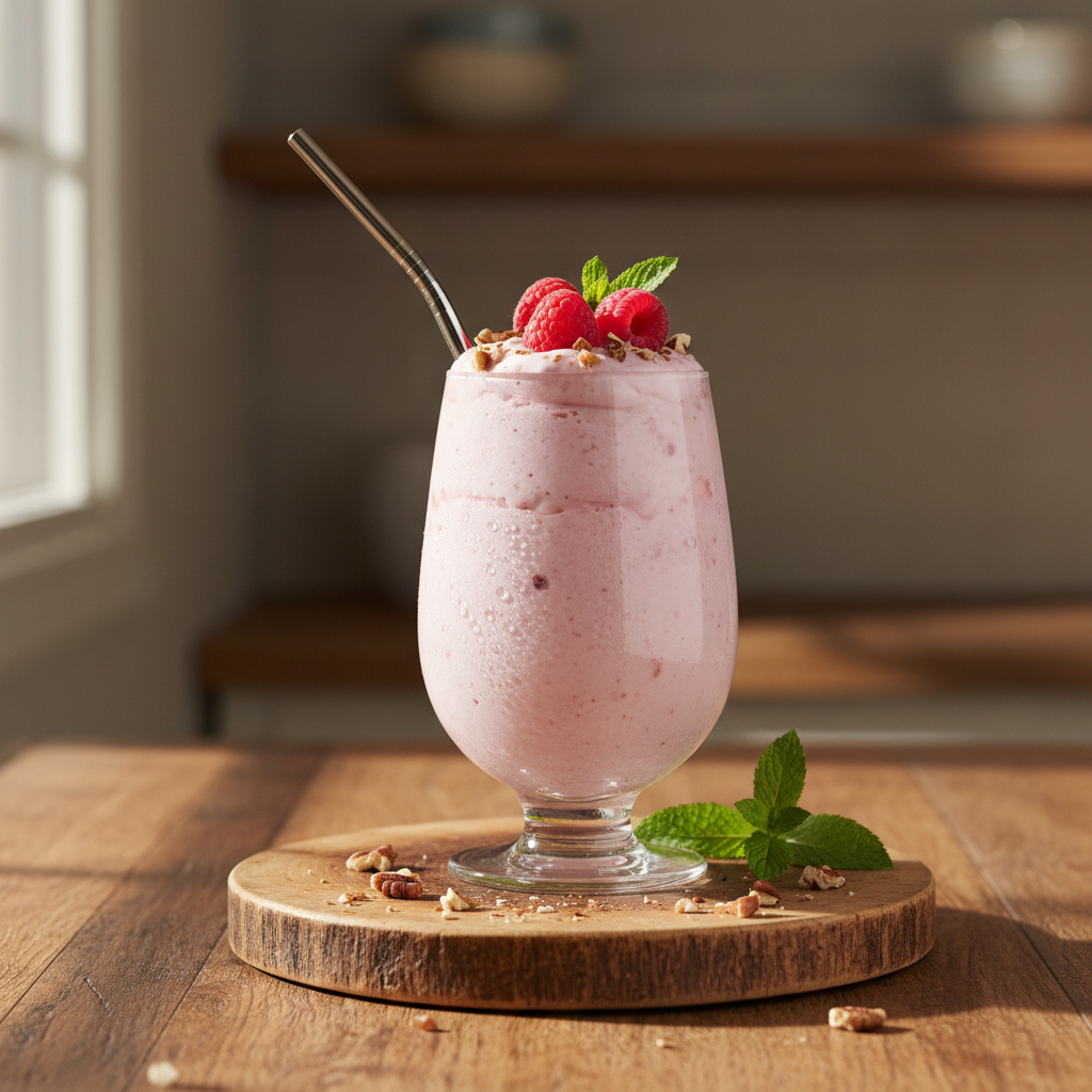 Mousse de Frambuesa y Nuez Pecana Keto